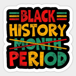 Black History Month Period Sticker